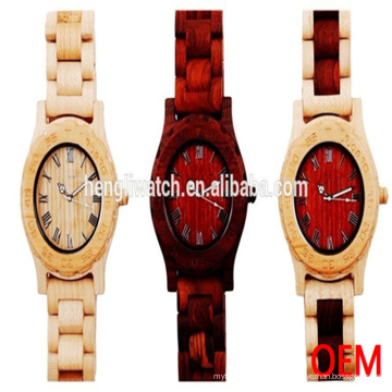 Reloj de madera de moda caliente y muchos colores (Ja15065)